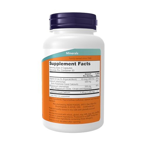 NOW Foods Supplements, Coral Calcium Plus, Bone Health*