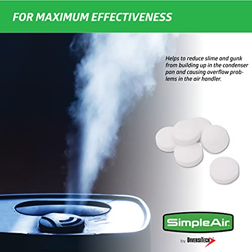 SimpleAir SACF Drain Line Clean Flow Tabs, for AC Units