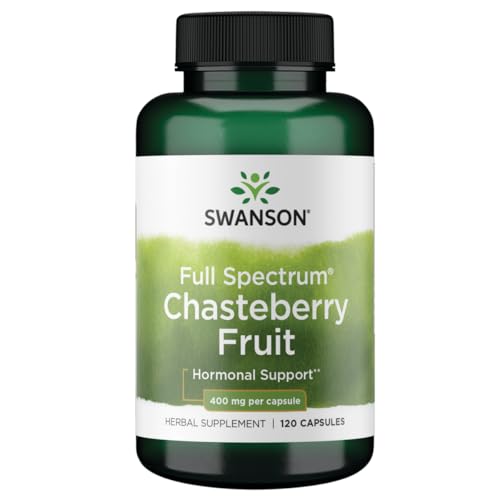 Chasteberry Fruit - Herbal Supplement Promoting Women&#39;s Health &amp; Menopausal &amp; Menstrual Support - May Support Balance &amp; Skin Health - (120 Capsules, 400mg Each)