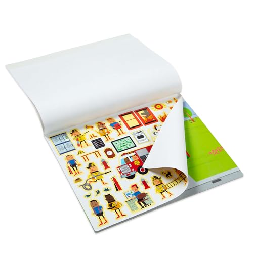 Melissa &amp; Doug Reusable Sticker Pad: My Town - 200+ Stickers and 5 Scenes