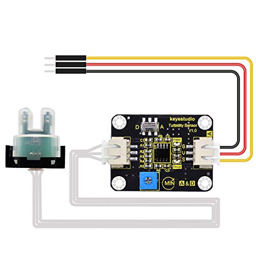 Turbidity Sensor Module V1 for Arduino,Water Quality Monitor Particles Water/Liquid Turbidity Level Tester