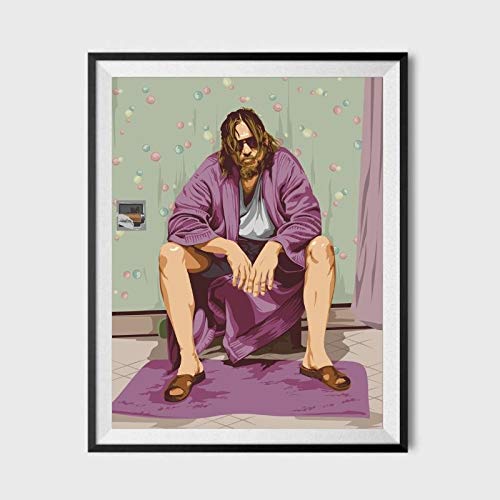 Birsppy SUATMM The Big Lebowski Inspired Bathroom Poster 11x17