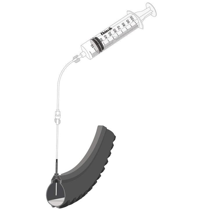3.5 oz/100ML Bike Tubeless Sealant Injector Syringe for Stans No Tubes sealant and Other sealants, Presta Schrader Valve Core Removal Tool