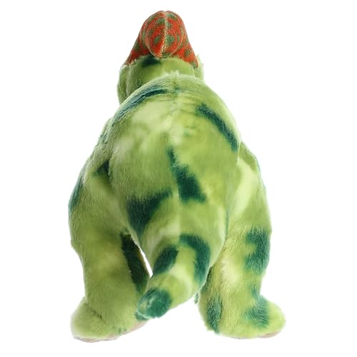 ® Ferocious Dinos &amp; Dragons Parasaurolophus Stuffed Animal - Prehistoric Fun - Cuddly Companions - Green 16 Inches
