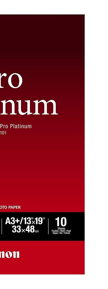 2768B018 Photo Paper Pro Platinum, 13 x 19 Inches, 10 Sheets