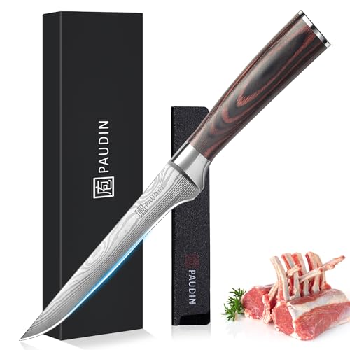 PAUDIN Boning Knife 6 Inch, Super Sharp Fillet Knife, G