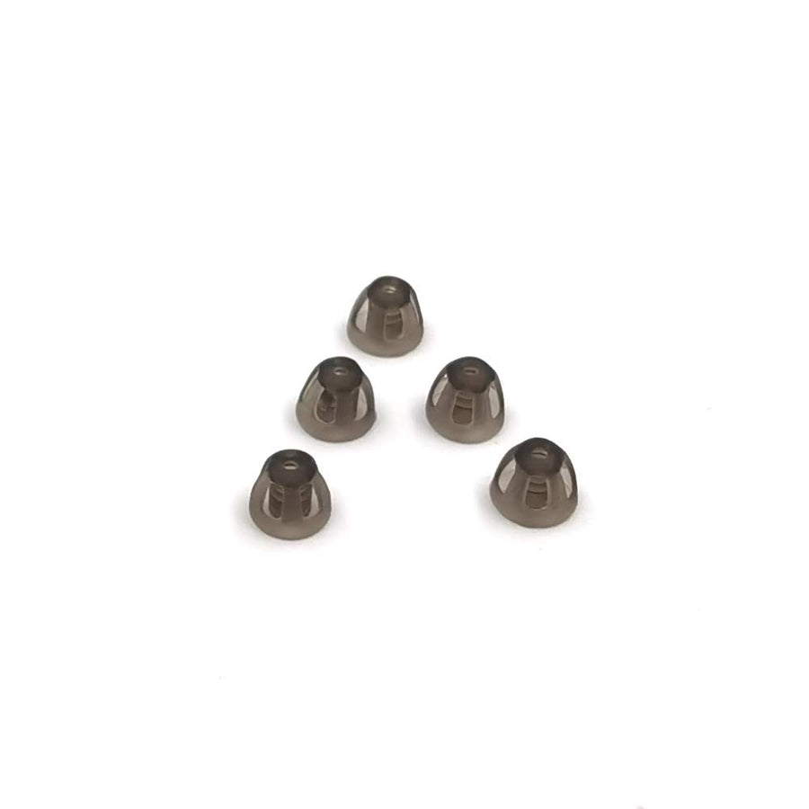 Hearing Aid Domes Smoky Gray Tips Ear Pieces Comfortabl