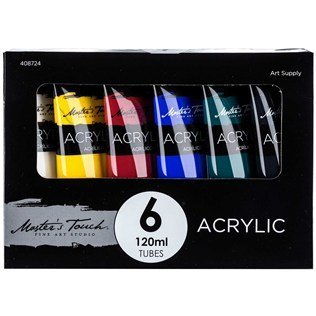 Master&#39;s Touch 6-Color Acrylic Paint Set