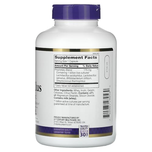 21st Century Acidophilus Probiotic Blend Capsules, 150 