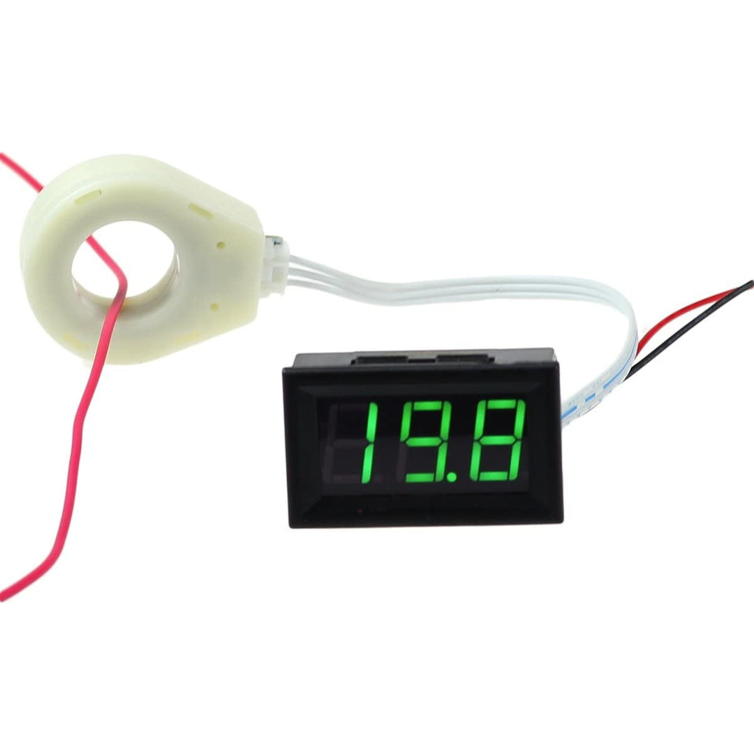 DC 5-120V 100A Mini Digital Current Voltage Amp Meter Ammeter Gauge with Hall Effect Sensor Transformer