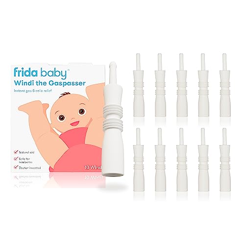 Frida Baby Windi Gas Passer, Baby Gas Relief and Colic Baby Relief, Baby Constipation Relief, 10 Count