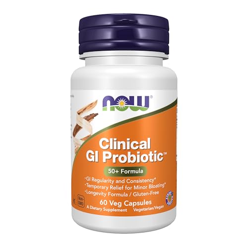 NOW Foods Supplements, Clinical GI Probiotic™, 50+ Form