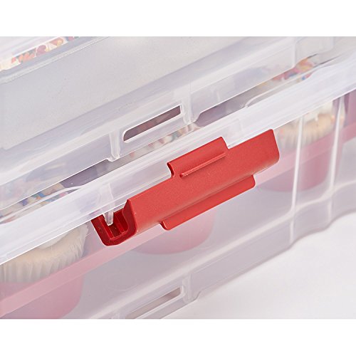 Buddeez Cupcake And Cake Carrier - Stackable Cupcake Ho