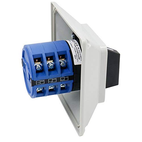 Universal Rotary Changeover Switch SZW26-40/D303.3D with Master Switch Exterior Box 660V 40A 3 Position 12 Terminals 3 Phase