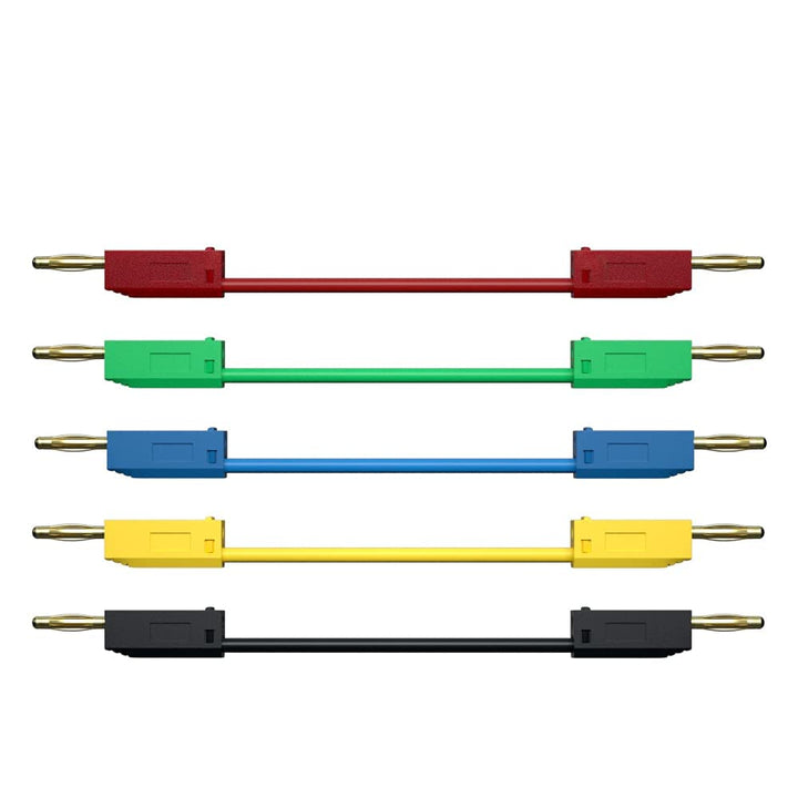2mm 5pcs Small Banana Plug Pin Test Lead, Jumper Wire Electrical Testing Cable Measuring line J70001