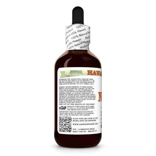 Neem Alcohol-Free Liquid Extract, Organic Neem (Azadirachta Indica) Dried Leaf Glycerite Natural Herbal Supplement, , USA 2 fl.oz