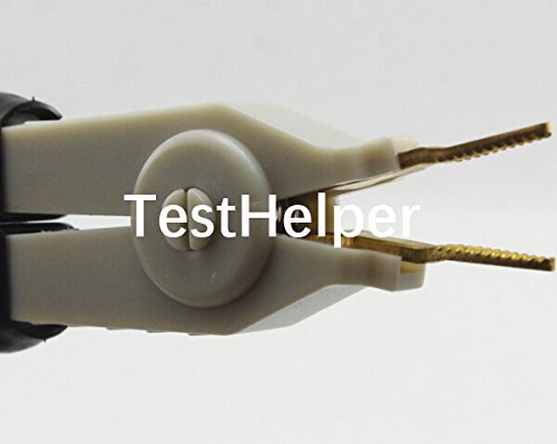 LCR Meter Test Leads Lead Terminal Kelvin Clip Wires Leads Probes,2 Test Clips (for 2X 2 Wire or 4 Four Wire) with 4mm connectors for DMM