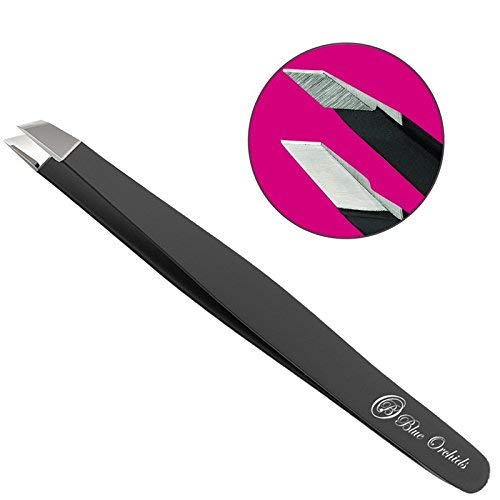 Black : Nail Clipper Set - Fingernail Clipper + Toenail Clipper + Nail File + Slanted Tweezers - Stainless Steel
