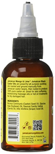 Jamaican Mango &amp; Lime Black Castor Oil, Original, 2 Fl Oz