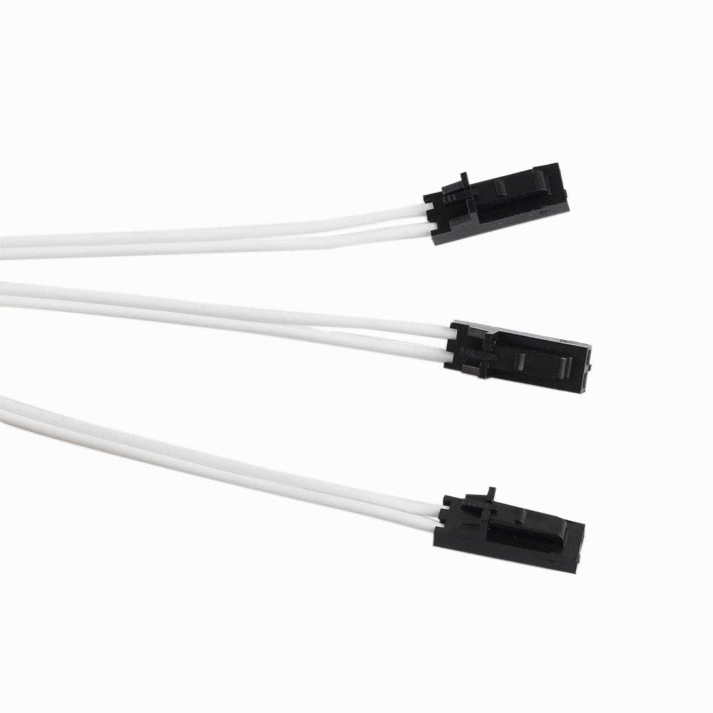 Prus i3 MK3 Upgrade Hotend Parts HT-NTC100K Thermistor Sensor High Temperature +250 Degrees 2 Pins for 3D Printer MK3 Extruder Heater Block 3Pcs