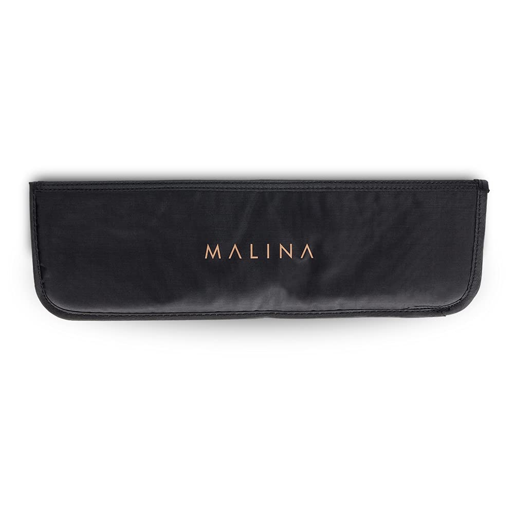 Thermal Pouch with Heat Resistance Travel Cover Pouch, Slim Travel Case - for Hair Straightener, Curly Wand, Flat Iron, and Styling Irons (Black)