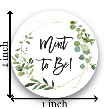 1 Round Mint to Be Candy Favor Stickers - 126 Labels