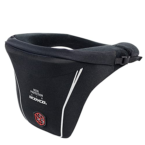 Motorcycle Neck Protector Motocross Neck Brace Support Black Neck Rests Race Collar for Adult MTB Bike Cycling Protector Guard Off-Road Riding Body Protection Gear