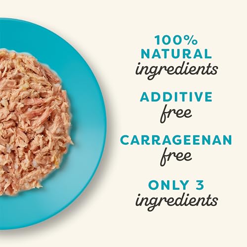 Natural Wet Cat Food, 24 Pack, Limited Ingredient Canned Wet Cat Food, Tuna Fillet in Broth, 2.47oz Cans