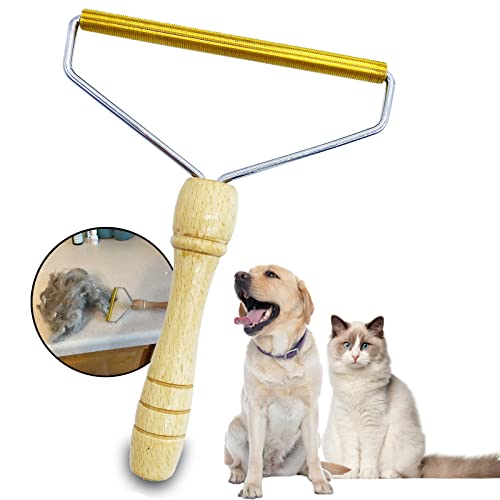 Lint Cleaner Pro,Lint Remover,Lint Roller for Pet Hair Remover Couch Clothes Up Root Dog Fur Portable Easy Cat Carpet Rugs Scraper Get Every Without Snagging, Navy