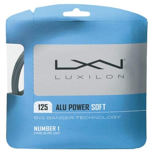 ALU Power Soft 125 Tennis String - Set, Grey