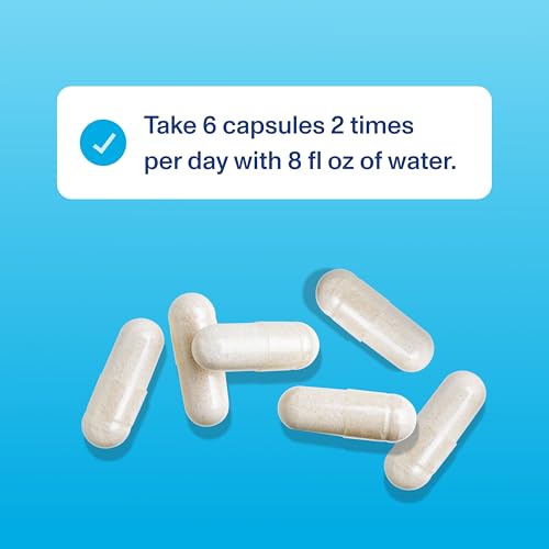 Collagen Pills Supplement (Type I, III), 360 Collagen Capsules, 3300mg Serving Help Support Healthy Hair, Collagen Supplement