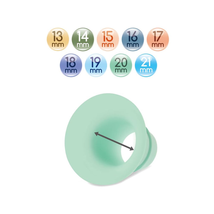 Maymom Flange 19mm Insert Compatible with Medela/Spectra/Elvie/momcozy/tsrete/Willow/Motif Luna/Ameda MYA Breastpump 24mm Breast Shields. Reduce 24mm Niple Tunnel Down to 19mm