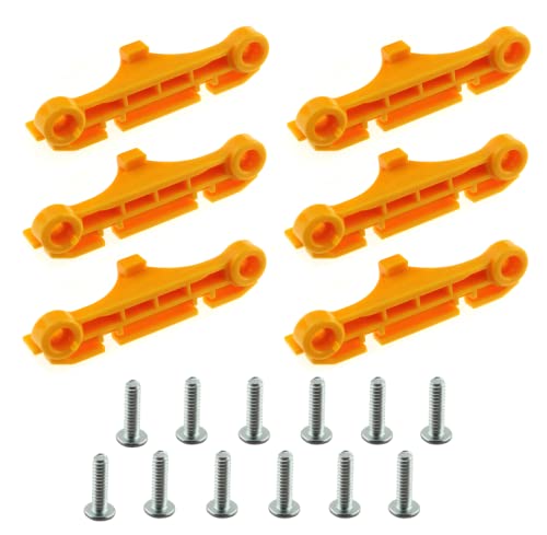 3 Pairs CPU Fan Retainer Bracket Yellow CPU Fan Support Bracket for AM4, AMD