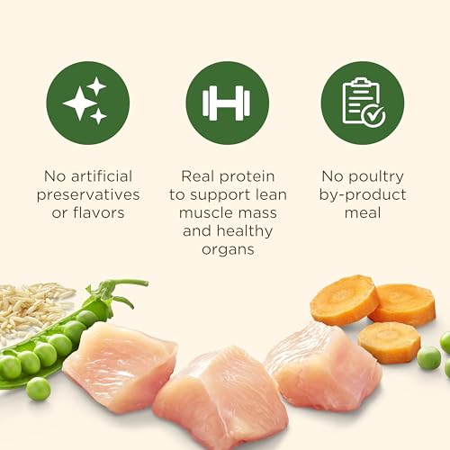 Nutrish Real Chicken &amp; Veggies Recipe Whole Health Blend Dry Dog Food, 14 lb. Bag, Packaging May Vary (Rachael Ray)
