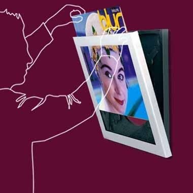 Art Vinyl Play &amp; Display Record Frame (Black) Individual