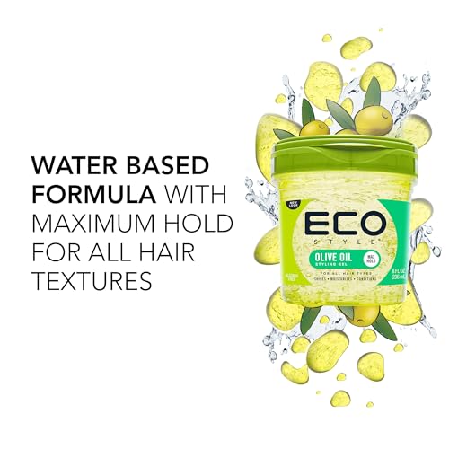 Gel Olive Oil Styling - Adds Shine and Tames Split Ends - Delivers Moisture to Scalp - Nourishes And Repairs - Provides Weightless and Superior Hold - Ideal for all Hair - 8 oz