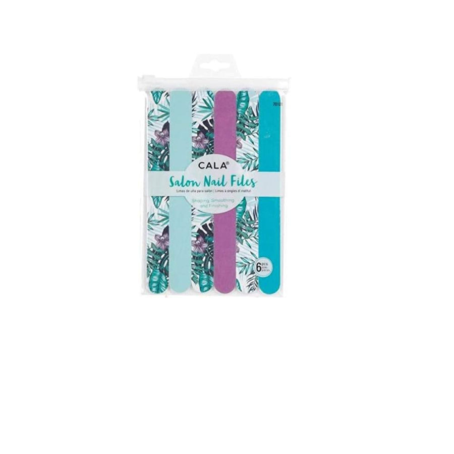 Tropical vibes nail files 6 count, 6 Count