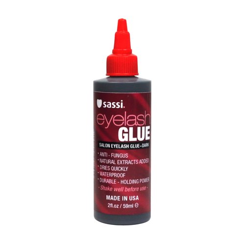 Salon Eyelash Glue, Dark, 2 oz Bottle