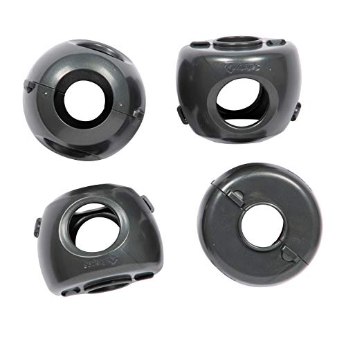 Safety 1st Parent Grip Door Knob Covers, Grey/Charcoal, 4 Count (Pack of 1)
