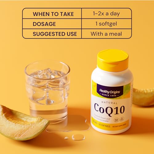 ® CoQ10 100 mg – Natural Trans-Isomer Ubiquinone – Yeast Fermented, Supports Heart Health &amp; Cellular Energy – Non-GMO 150 Softgels