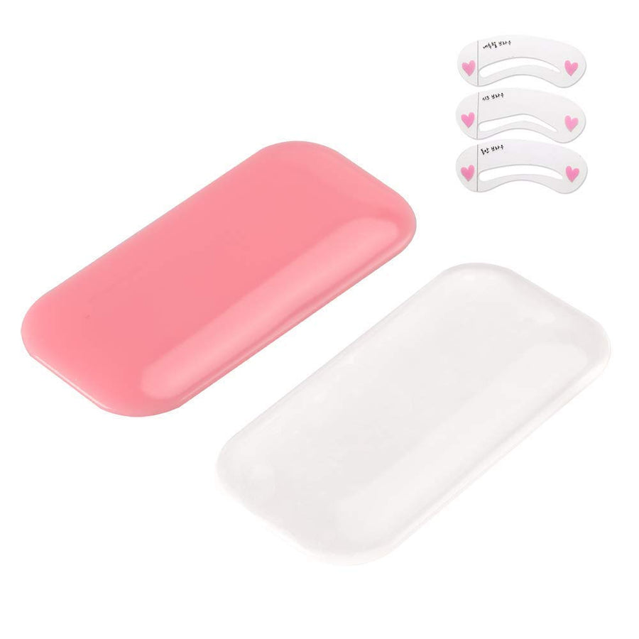 Coobbar 2pcs Reuseable Eye Lashes Pads Pallet Eyelash E