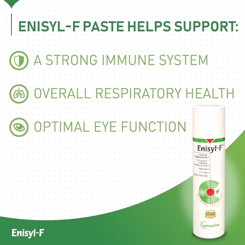 Enisyl-F Oral Paste: L-Lysine Supplement for Cats - Tuna Flavor, 3.5oz (100mL) Pump