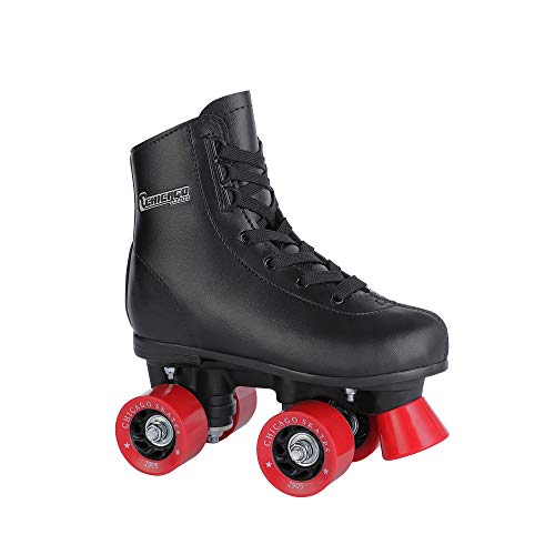 CHICAGO Boys Rink Roller Skate - Black Youth Quad Skate