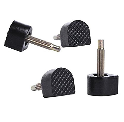 6 Pairs Black Durable U-shape Heel Tips Replacement Hig