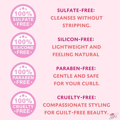 Girls with Curls Light Hold Gelee - Shape, Smoothe &amp; Separate Your Curls - Formulated with Aloe, Vitamin E &amp; Wheat Protein for Frizz-Free &amp; Never Crunchy Curls - 340 mL/11.5 fl oz