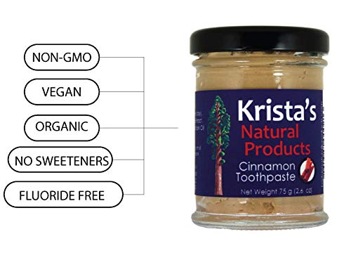 Organic Cinnamon Toothpaste made by Krista&#39;s Na