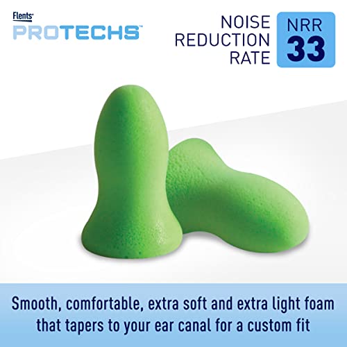 Flents Foam Ear Plugs, 50 Pair for Sleeping, Snoring, L
