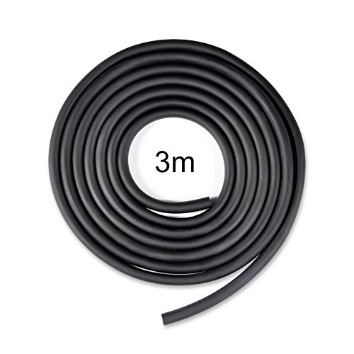 Latex Rubber Tube,3 Meters 6x9mm Latex Rubber Tubing La