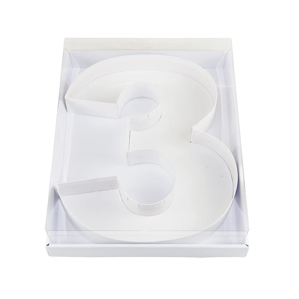 WENPACK 12 Cardboard Carton Number Shaped Tray for Char