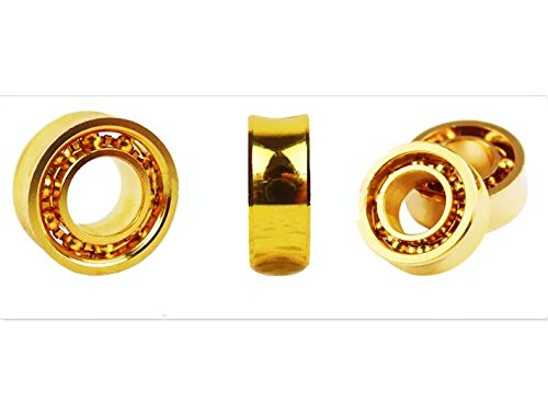 Unresponsive Yoyo Ball Bearings, Pack of 2 Golden Plate